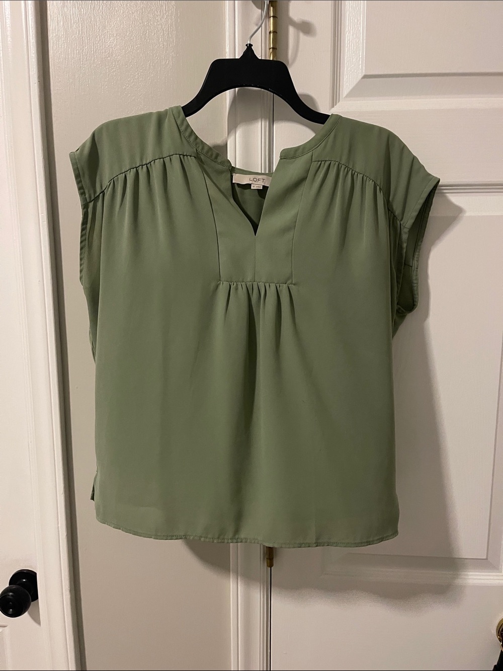 Loft XS Sage Green Blouse